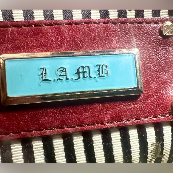 ❣️Reserved❣️LAMB Gwen Stefani Fadeout Satchel in Red Very Nice Condition! - Picture 13 of 14